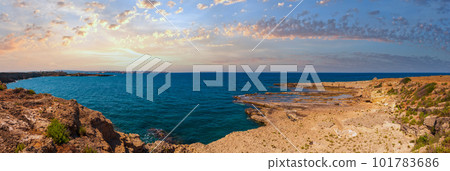 Sicily summer sea coast, Italy 101783686