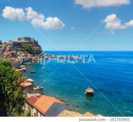 Scilla sea coast, Calabria, Italy. Scilla sea coast, Calabria, Italy. 101783693