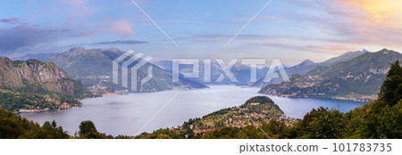 Summer Lake Como panorama (Italy) 101783735