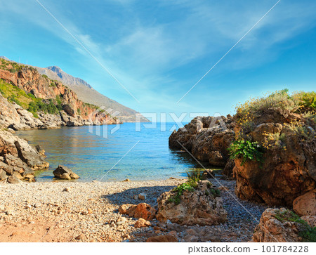 Sea bay in Zingaro Park, Sicily, Italy Sea bay in Zingaro Park, Sicily, Italy 101784228