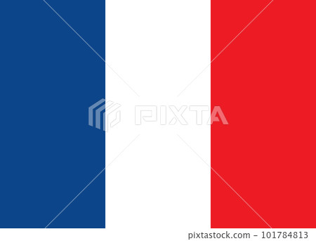 Flag of France. Vector drawing sign 101784813