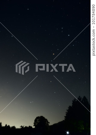 Scorpio rising in the southeastern sky of Nagasaka-cho, Hokuto City 101784890