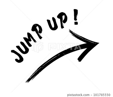 箭頭插圖，用於表示升級、升級、技能升級、成長的圖像 101785550