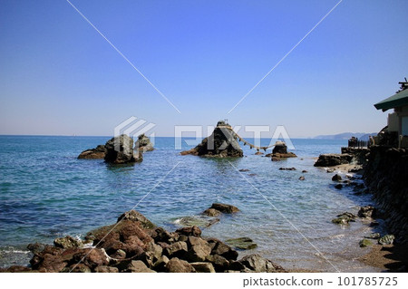 藍天碧海夫妻岩 101785725