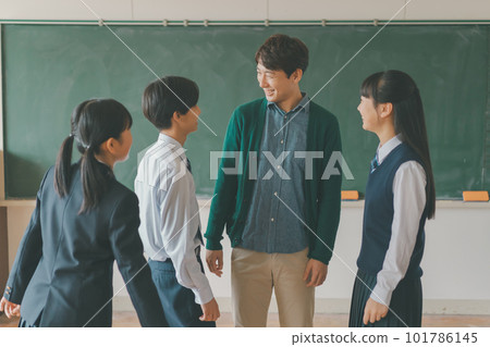 老師 教師 初中生 101786145