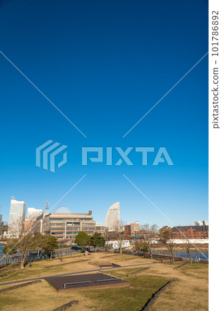 橫濱港未來的早晨視圖 橫濱港未來的早晨視圖 101786892