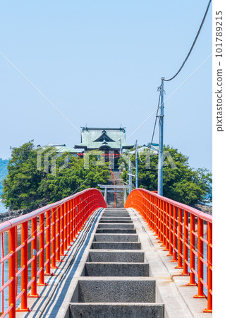 對馬橋和對馬神社（正殿） 101789215