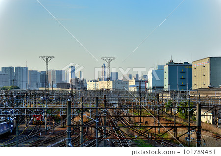 Scenery of JR East Oi Tokyo Freight Terminal Station 101789431
