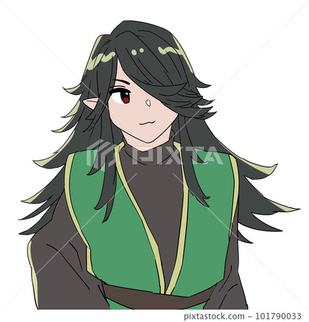 Fantasy RPG dark elf character Fantasy RPG dark elf character 101790033