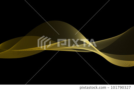 Gold waveform image Gold waveform image 101790327