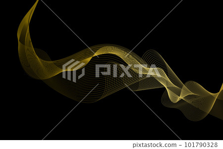 Gold waveform image 101790328