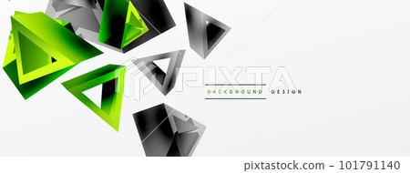 3d triangle abstract background. Basic shape technology or business concept composition. Trendy techno business template for wallpaper, banner, background or landing 3d triangle abstract background. Basic shape technology or business concept composition. Trendy techno business template for wallpaper, banner, background or landing 101791140
