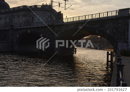 landscape canal in berlin germany landscape canal in berlin germany 101791627