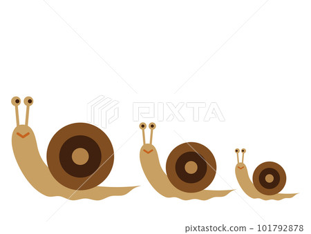 snails walking side by side snails walking side by side 101792878