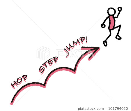 升級、升級、技能升級、帶有增長紅色圖像的箭頭插圖 升級、升級、技能升級、帶有增長紅色圖像的箭頭插圖 101794020