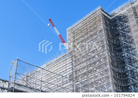High-rise building construction work (construction construction image) High-rise building construction work (construction construction image) 101794824