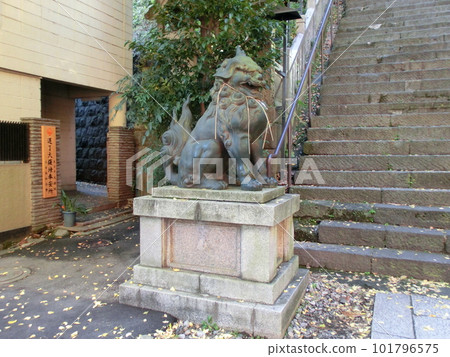 Komainu at Atago Shrine Komainu at Atago Shrine 101796575