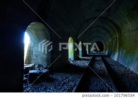 Nagano Prefecture Former Iida Line Abandoned Line Tunnel Nagano Prefecture Former Iida Line Abandoned Line Tunnel 101796584