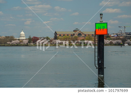 capitol cruise on potomac river washignton dc on riverboat water taxi 101797699