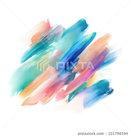 Colorful watercolor hand drawn paper texture torn splatter banner. Wet brush painted spots and strokes abstract vector illustration. Colorful watercolor hand drawn paper texture torn splatter banner. Wet brush painted spots and strokes abstract vector illustration. 101798394
