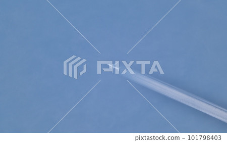 Airplane flying far above Airplane flying far above 101798403