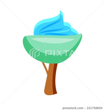 Flat Candy Tree 101798604