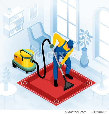 Cleaning Service Isometric Composition Cleaning Service Isometric Composition 101798669