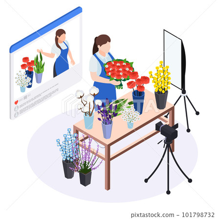 Florist Master Class Composition 101798732
