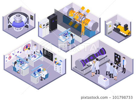 Nuclear Energy Isometric Set Nuclear Energy Isometric Set 101798733