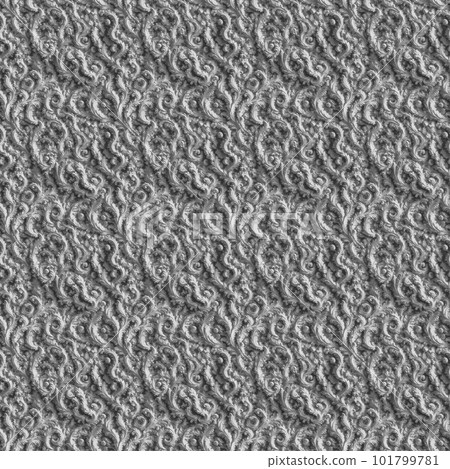 seamless texture pattern in baroque and rococo style 101799781