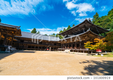 [西國三十三所]兵庫縣姬路市27號圓教寺西屋堂和秋藍天2 101800919