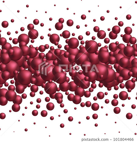 Red shpere pearl background. 3 d rendering. eps 10 101804466