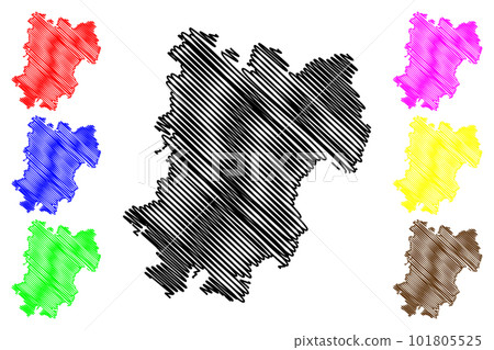 Westerwaldkreis district (Federal Republic of Germany, State of Rhineland-Palatinate) map vector illustration, scribble sketch Westerwaldkreis map Westerwaldkreis district (Federal Republic of Germany, State of Rhineland-Palatinate) map vector illustration, scribble sketch Westerwaldkreis map 101805525