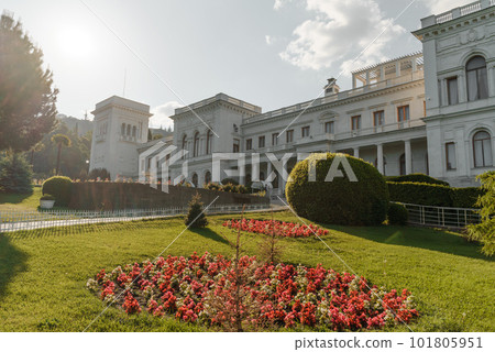 view of the Livadia Palace on sunny day view of the Livadia Palace on sunny day 101805951