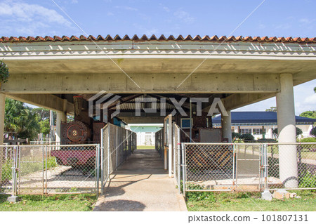 Sugar train on Minami-Daito Island Sugar train on Minami-Daito Island 101807131