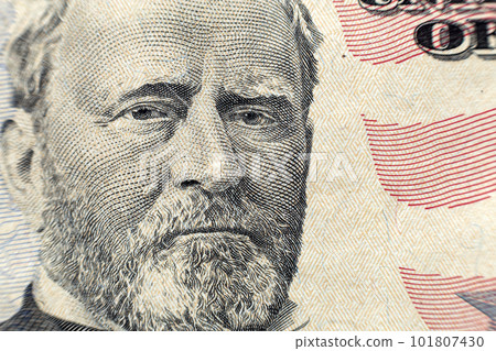 Money colorful background close-up. Details of American national currency banknotes bills. Symbol of wealth and prosperity. Cash, busyness and finances concept. Money colorful background close-up. Details of American national currency banknotes bills. Symbol of wealth and prosperity. Cash, busyness and finances concept. 101807430