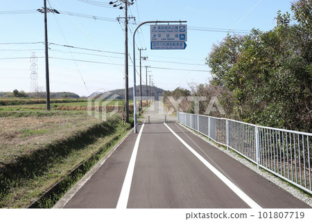 加古川右岸自行車道(兵庫縣加古川市) 加古川右岸自行車道(兵庫縣加古川市) 101807719