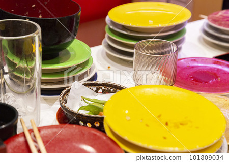 Conveyor belt sushi plate Conveyor belt sushi plate 101809034