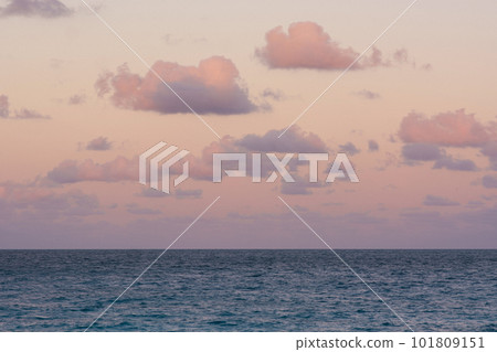 Sea beach with sky sunset or sunrise. Clouds over the sunset sea. Sea beach with sky sunset or sunrise. Clouds over the sunset sea. 101809151