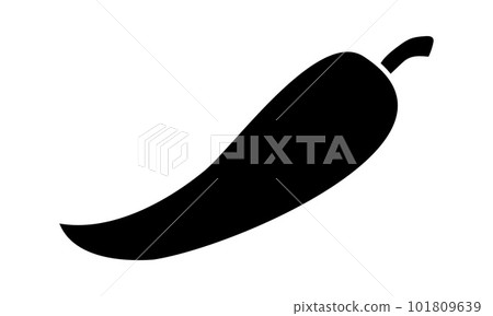 Chili pepper, vector icon. Chili pepper, vector icon. 101809639