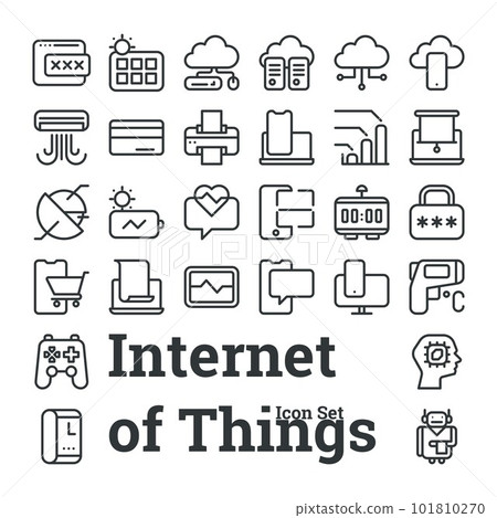 Smart Connectivity: Internet of Things Icons Smart Connectivity: Internet of Things Icons 101810270