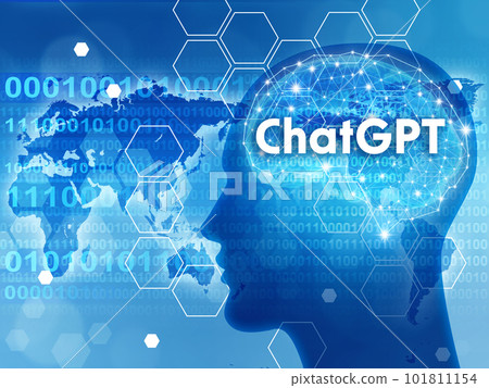 Image of ChatGPT in the shape of a person's head Image of ChatGPT in the shape of a person's head 101811154