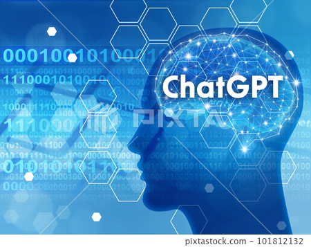 Image of ChatGPT in the shape of a person's head Image of ChatGPT in the shape of a person's head 101812132