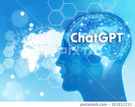 Image of ChatGPT in the shape of a person's head 101812211