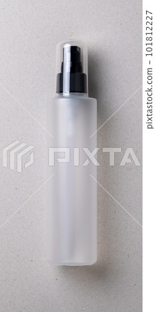 Empty refillable spray bottle | mockup sample no label no pattern Empty refillable spray bottle | mockup sample no label no pattern 101812227
