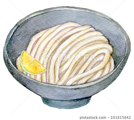 Rich tsukemen watercolor illustration hand-drawn illustration 101815842