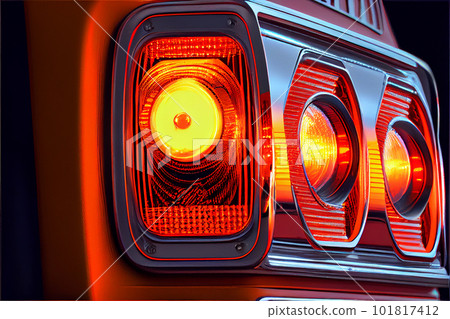 Ambulance Medical Attention car lights 101817412