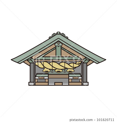 出雲大社插圖(彩色) 出雲大社插圖(彩色) 101820711