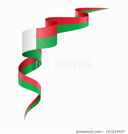 Madagascar flag wavy abstract background. Vector illustration. Madagascar flag wavy abstract background. Vector illustration. 101824407