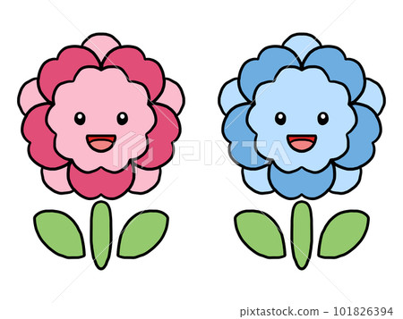 Common deformed flower illustration Common deformed flower illustration 101826394